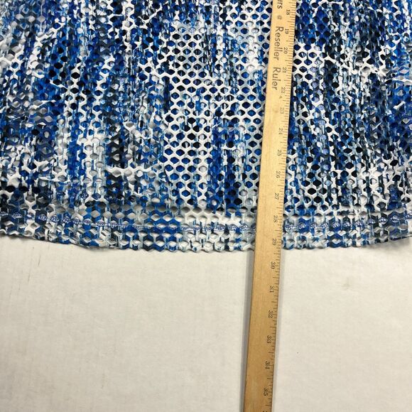 Ali Miles Tunic Shirt Abstract Print 3/4 Sleeve Wearable Art Casual Textured 1X - Picture 6 of 10